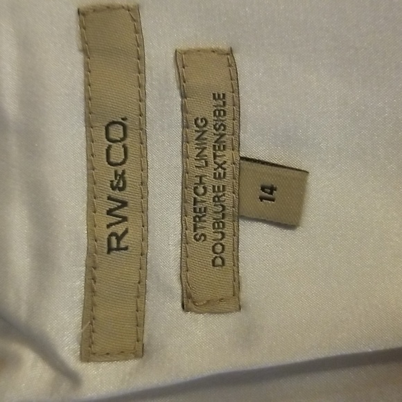 Sz 14 Pretty Lined Floral Skirt - Picture 5 of 7